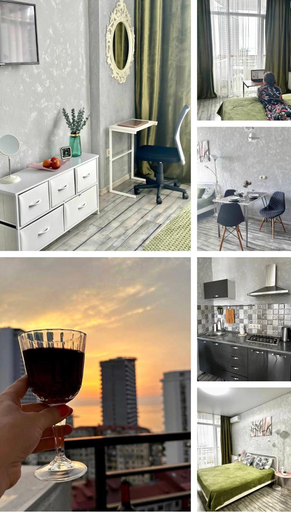 Апартаменты Pirosmani 18D, 14 Floor Батуми Экстерьер фото